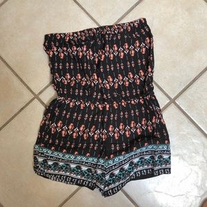 Strapless Romper